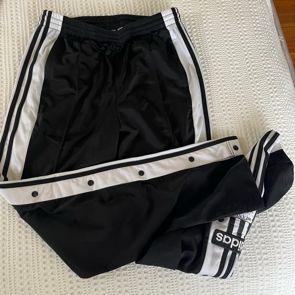 Adidas Adibreak Black and White Joggers